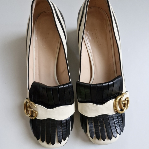 Gucci marmont zebra leather heels - Picture 8 of 8